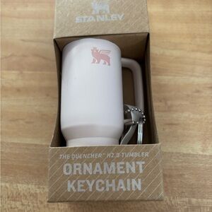 #259 Stanley Pink Tumbler Ornament Keychain